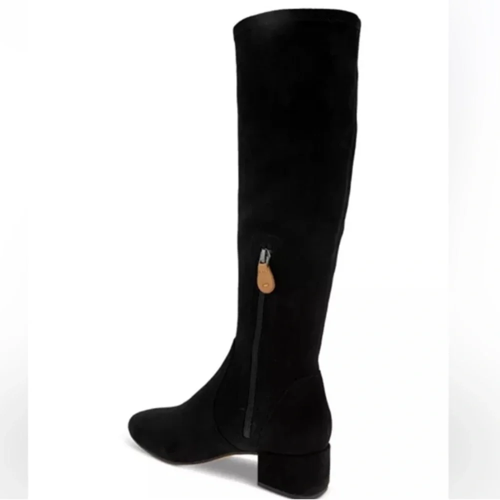 Gentle Souls Ella Stretch Knee High Boot Womens Black suede boot